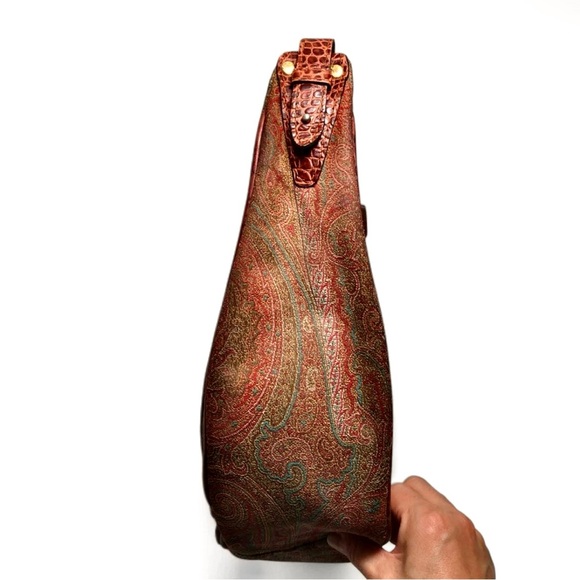 ETRO Handbag One Shoulder Bag Nylon Leather - Picture 5 of 11